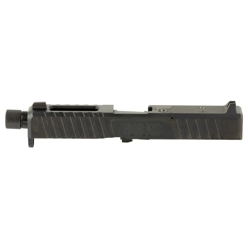 Noveske DM Optics Ready Slide & Threaded Barrel Set for Glock 19 Gen 4, Black DLC 03002699