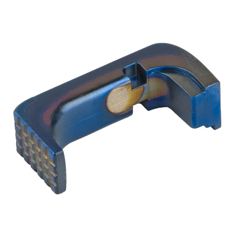 Shield Arms Steel Magazine Catch/Release for Glock 43X/48, Ambidextrous, Blue G43X-EMR-BLUE