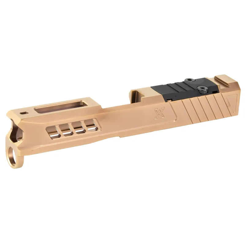 True Precision Axiom Slide for Glock 43/43X, Shield RMS Optics Cut, Copper TiCN, TP-G43S-C-RMS