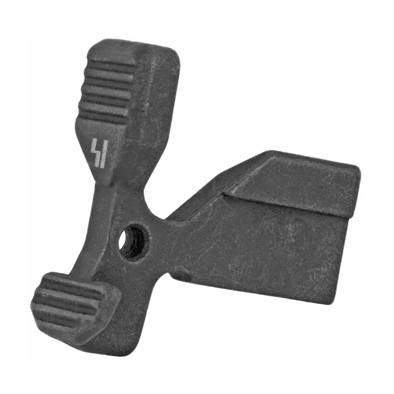 Strike Industries Enhanced AR-15 Bolt Catch, Wide Lever Surface, Matte Black Steel SI-AR-EBC