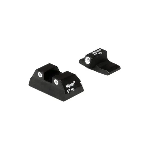 Trijicon Bright & Tough Night Sights for H&K P2000/P2000SK White Outline Green/Yellow Tritium TRJHK09Y