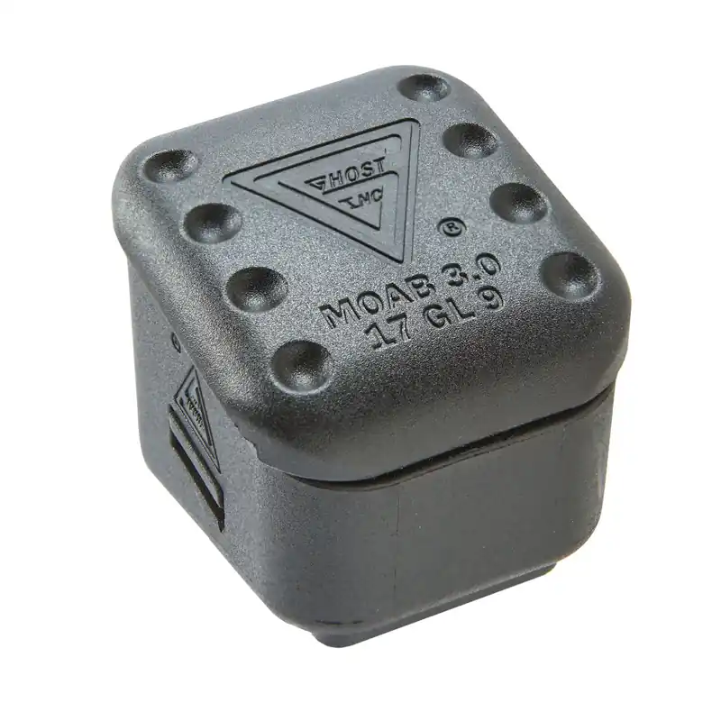 Ghost Inc. MOAB +6 Magazine Extension Baseplate for Magpul PMAG 17 9mm GHOPM17-6MOAB-BLK
