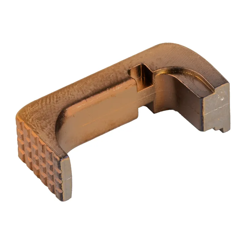 Shield Arms Steel Magazine Catch/Release for Glock 43X/48, Ambidextrous Bronze Finish G43X-EMR-BRONZE