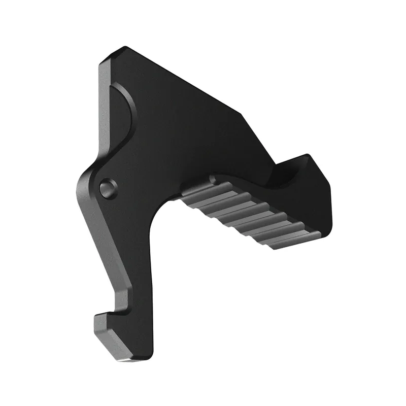 Rise Armament Extended AR-15 Charging Handle Latch, Black Anodized 6061 Aluminum RA-212GI-BLK