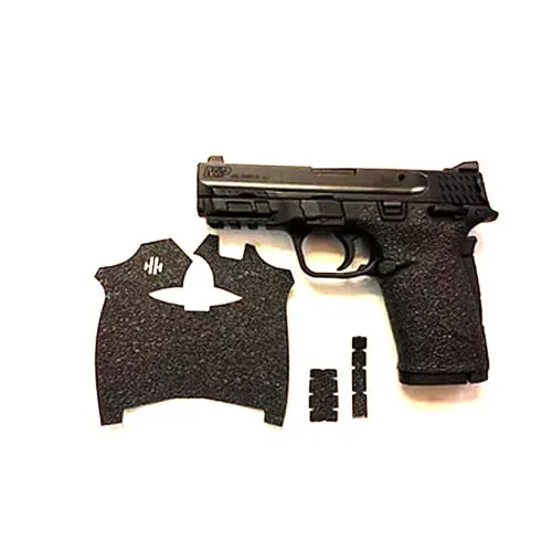 HANDLEITGRIPS Smith & Wesson Shield EZ 380 Textured Rubber Grip Enhancement, Black HAN615499527305