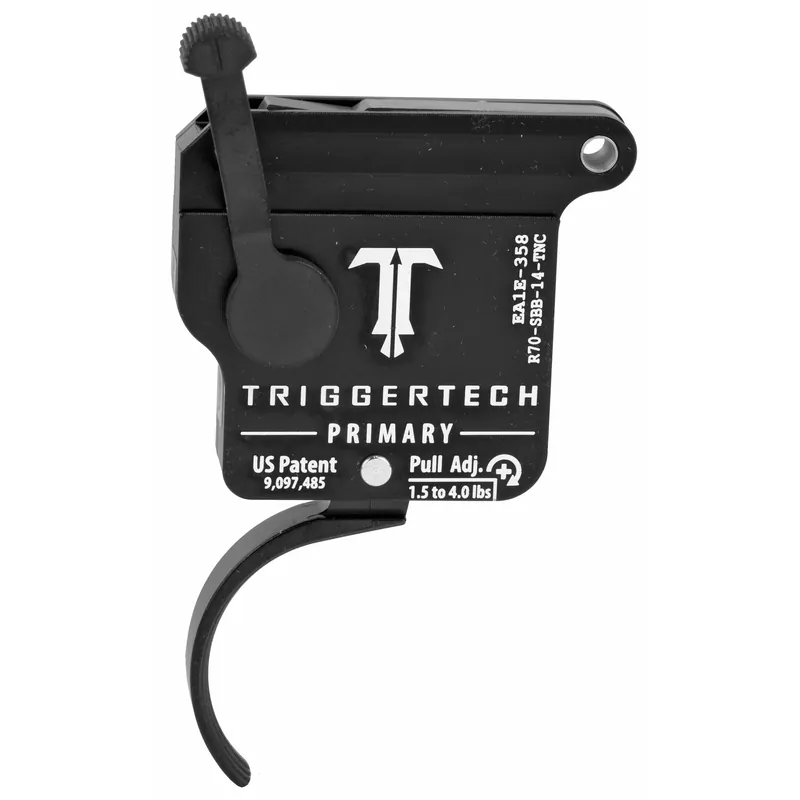 TriggerTech Remington 700 Primary Curved Clean Single-Stage Drop-In Trigger, 1.5-4.0 lb R70-SBB-14-TNC