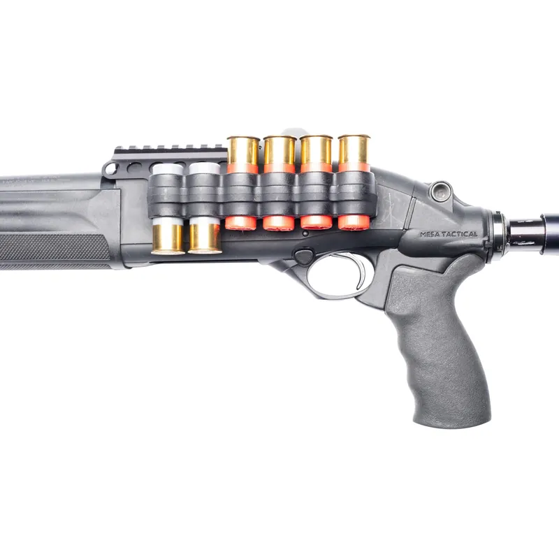 Mesa Tactical SureShell Polymer Side Saddle w/ 3.25in Picatinny Rail for Beretta 1301 12GA 94320