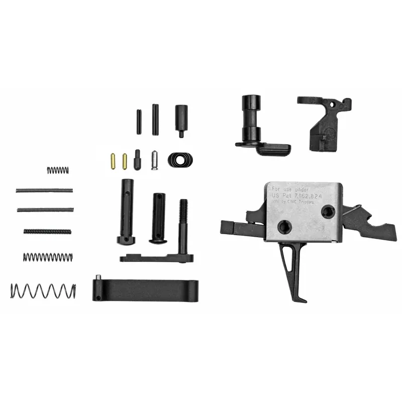CMC Triggers AR-15 Lower Parts Kit w/ 3.5 lb Single-Stage Flat Trigger, 81503