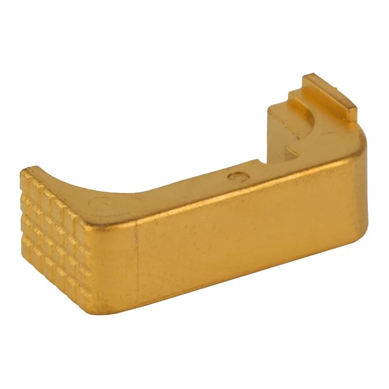 Shield Arms Steel Magazine Catch/Release for Glock 43X/48, Ambidextrous Gold Finish G43X-EMR-GOLD