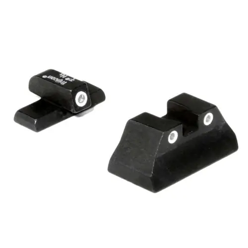 Trijicon Bright & Tough 3-Dot Self-Illuminated Night Sights, H&K USP Compact TRJHK08Y