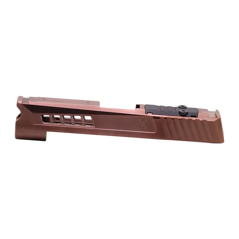 True Precision Axiom Slide for Sig Sauer P365XL, RMS Optic Cut, Copper TiCN Finish TP-P365XLS-C-RMS