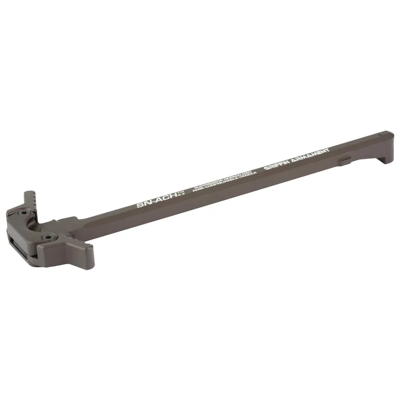Griffin Armament Gen 2 SN-ACH 10 Ambidextrous AR-10 Charging Handle, Terra Brown SNACH10R3-FDE