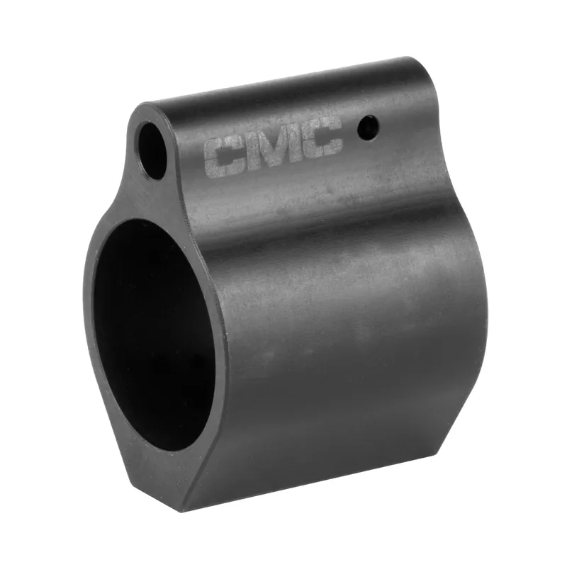 CMC Triggers AR-15 Low Profile .750 Gas Block, 17-4PH Stainless Steel Nitride Finish 81611