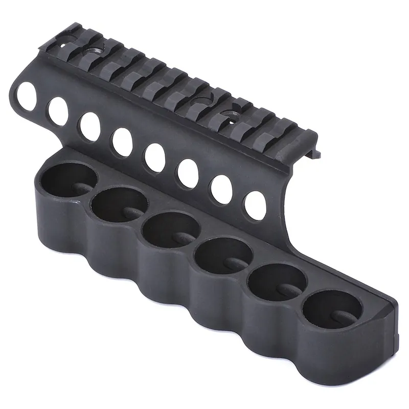 Mesa Tactical SureShell Saddlerail Side Saddle with 4in Picatinny Rail, 6-Shell 12 Gauge 93630
