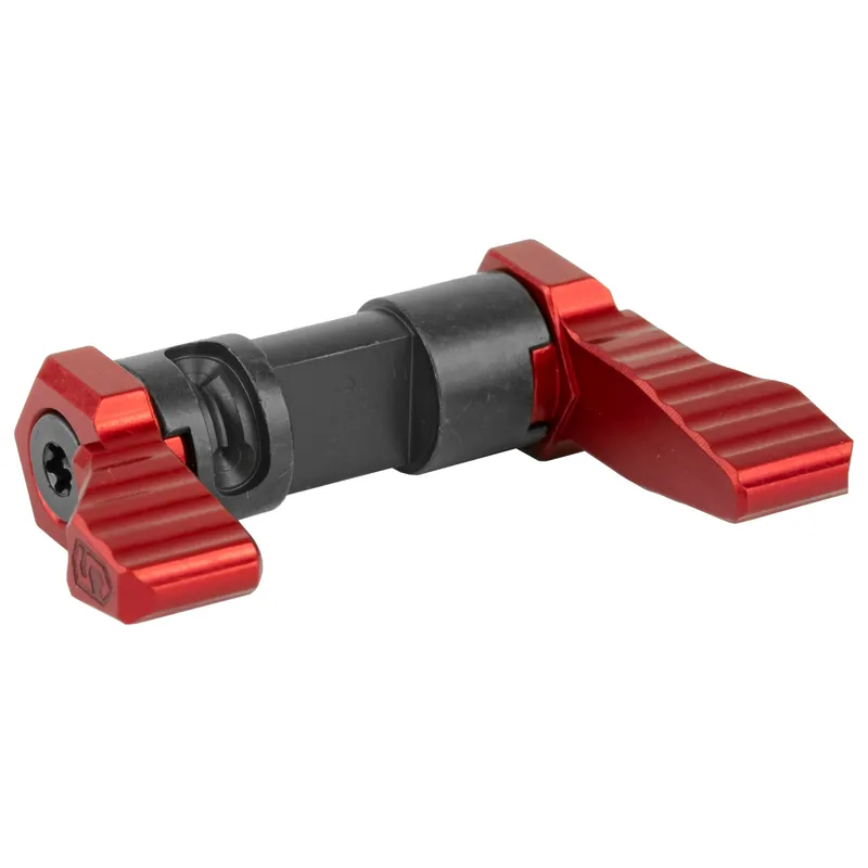 Phase 5 Weapon Systems 90° Ambidextrous Safety Selector for AR-15/AR-10, Red Anodized SAFE90-RED