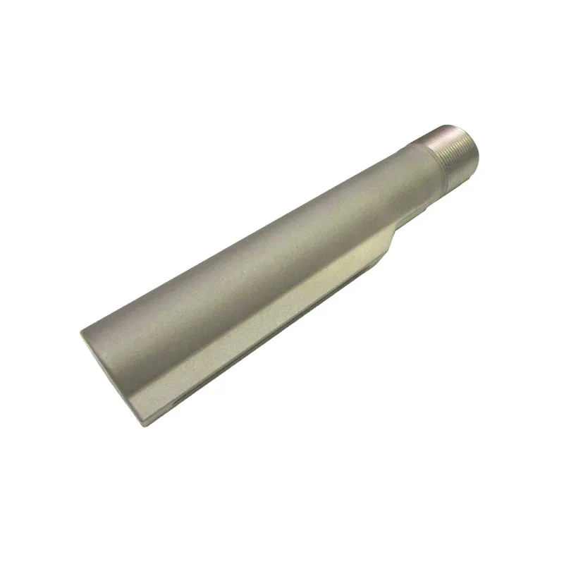 WMD Guns Mil-Spec Carbine Buffer Tube, 6-Position NiB-X Nickel Boron Silver 1-NIBXBT