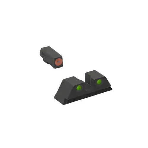 Meprolight Hyper-Bright Night Sights for S&W M&P Full Size, Yellow Front/Green Rear MEP0417663121