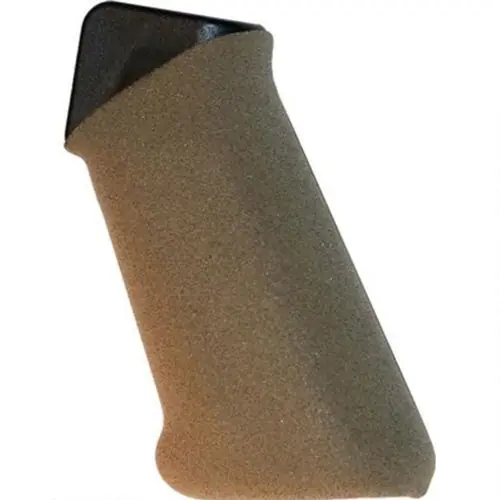 EZR Sport AR-15/AR-10 Rifle Gauntlet Replacement Grip, Dark Earth, No Finger Index EZR10105