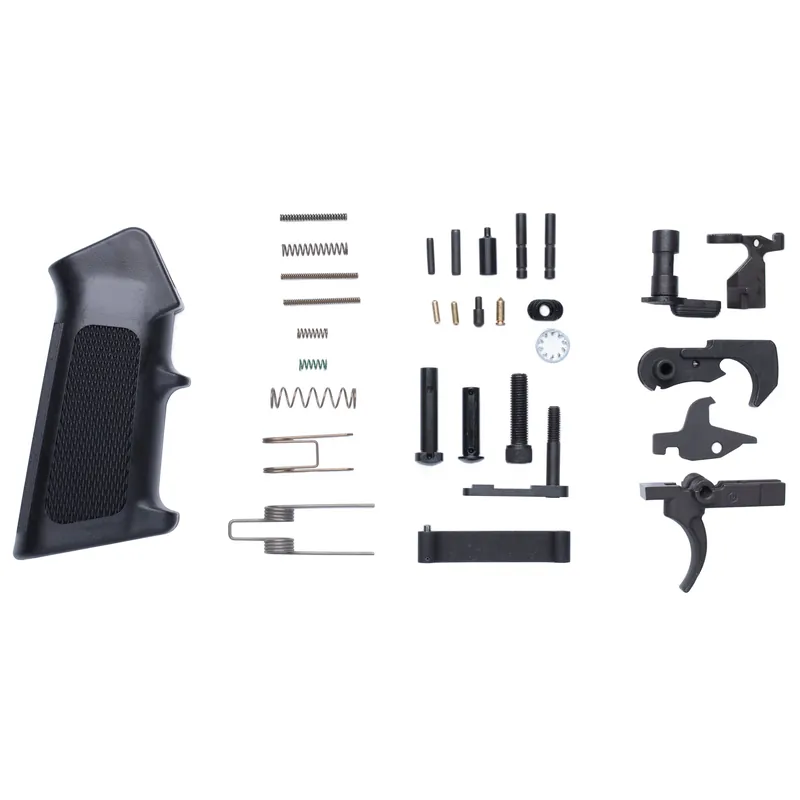 CMMG AR-15 Lower Parts Kit, Mil-Spec Build/Repair Components, Black Finish 55CA6C5