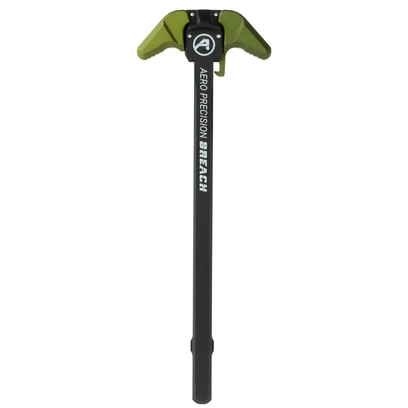 Aero Precision BREACH Ambidextrous AR-10 Charging Handle, Large Lever Black/Olive Drab Green APRA700331C