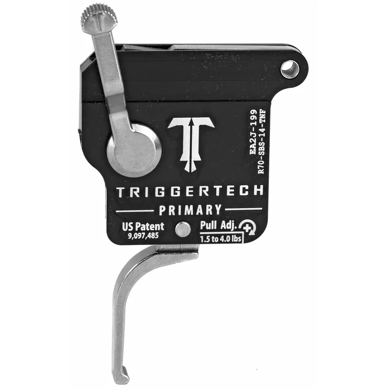 TriggerTech Remington 700 Primary Flat Clean Single-Stage Trigger, 1.5-4 lb Adj. R70-SBS-14-TNF