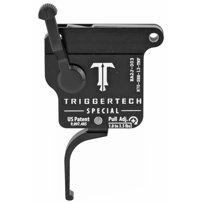 TriggerTech Remington 700 Special Drop-In Trigger, Flat Clean, RH, PVD Black R70-SBB-13-TNF