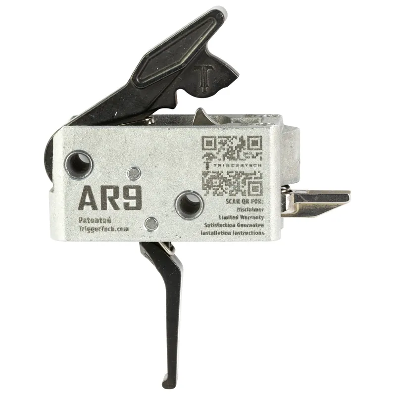 TriggerTech AR9 Duty Single-Stage Flat Drop-In Trigger, 3.5 lb Break, Zero Creep AH9-SDB-33-NNF