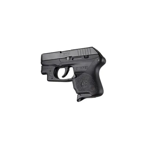 Hogue HandALL Hybrid Grip Sleeve for Ruger LCP .380 w/ Crimson Trace Button, Black HOG18110