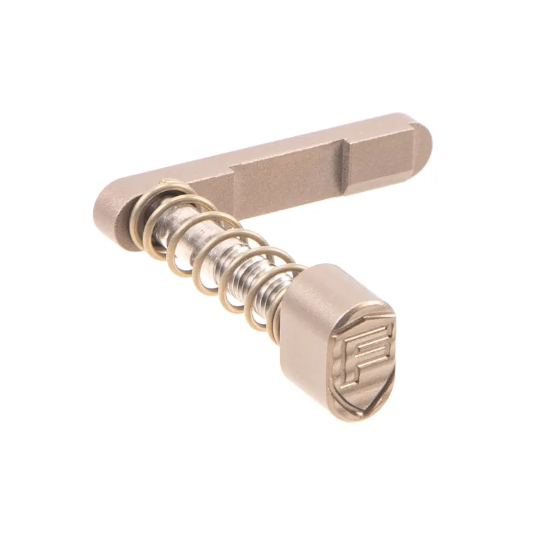 Fortis Manufacturing Billet AR-15 Magazine Catch & Button Combo, 6061-T6/303 SS, AR15-BMCR-FDE