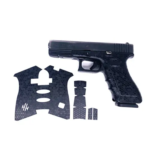 HANDLEITGRIPS Rubber Grip Enhancement for Glock 17/22/34/35 Gen 4, Black HAN615499527039