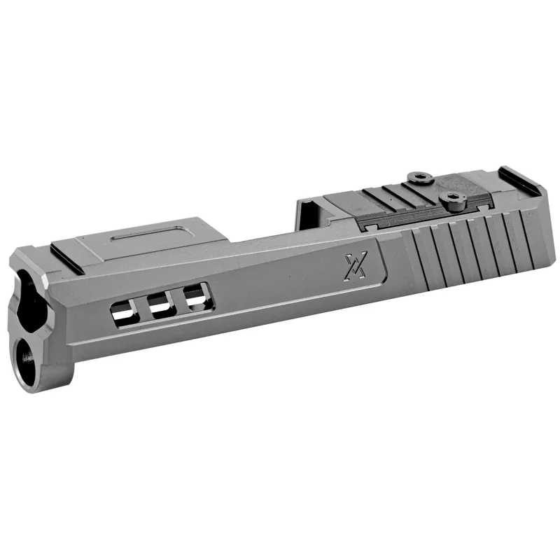 True Precision Axiom SIG Sauer P365 Stripped Slide w/ RMS Optic Cut & Cover Plate, Stealth Gray TP-P365S-A-RMS