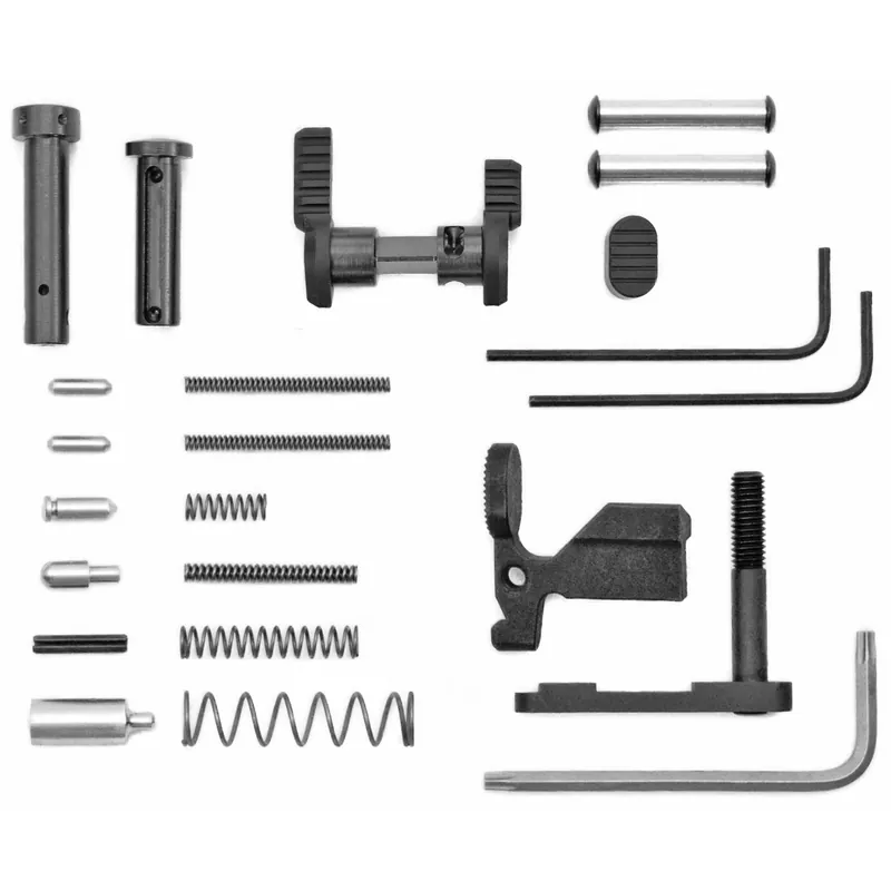 Armaspec AR-15 Superlight Gun Builders Kit (Black) w/ Anti-Walk Pins & SFT Safety ARM251-BLK
