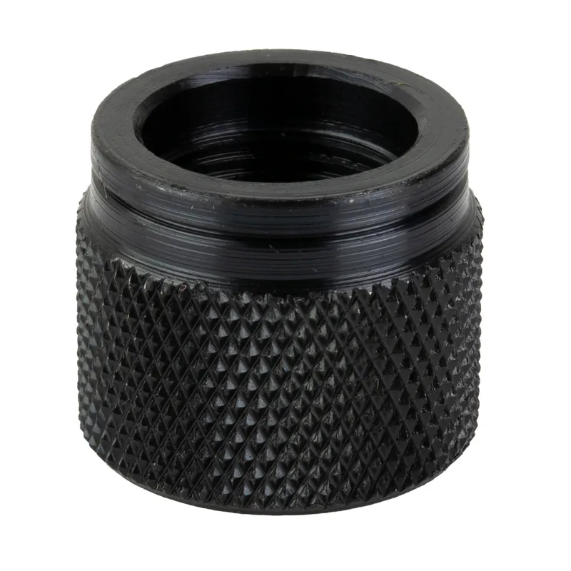 GrovTec AR-15 Barrel Thread Protector, 1/2-28 Thread, .705 OD Black Oxide Finish GTHM245