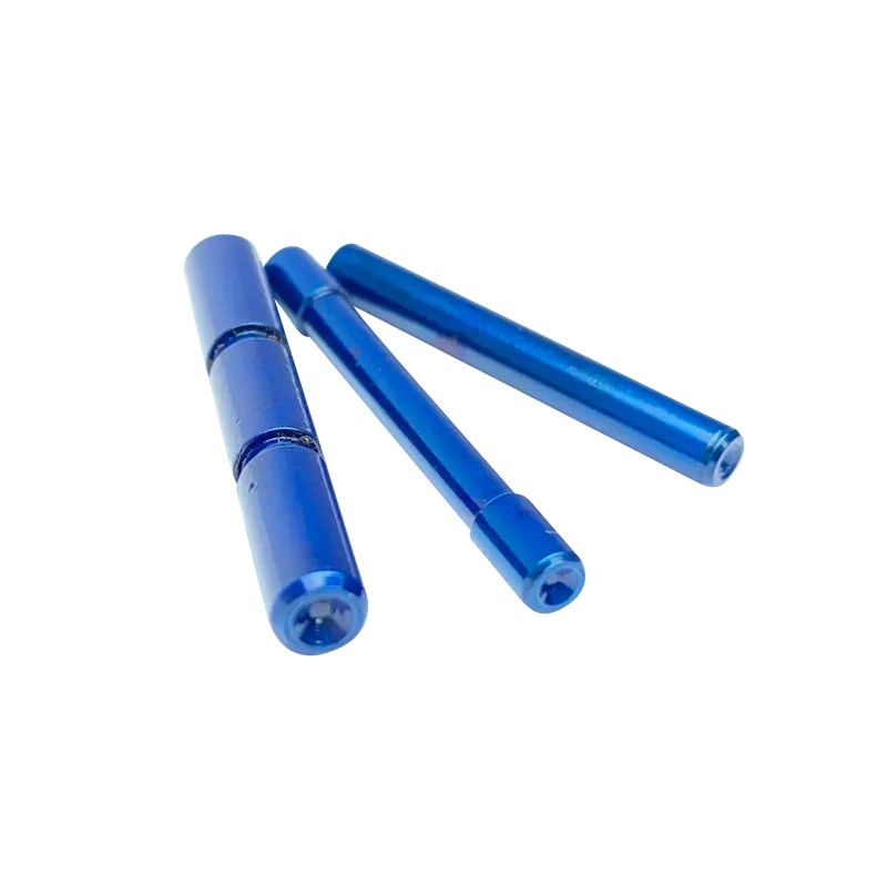 Cross Armory Dimpled 3-Pin Set for Glock Gen 1-3, 4140 Ordnance Steel Blue Finish CRGPSBL