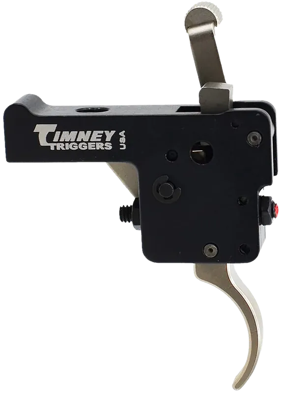 Timney Triggers Featherweight Deluxe Curved Trigger for Howa 1500, 3 lb Pull, Black/Nickel 60916