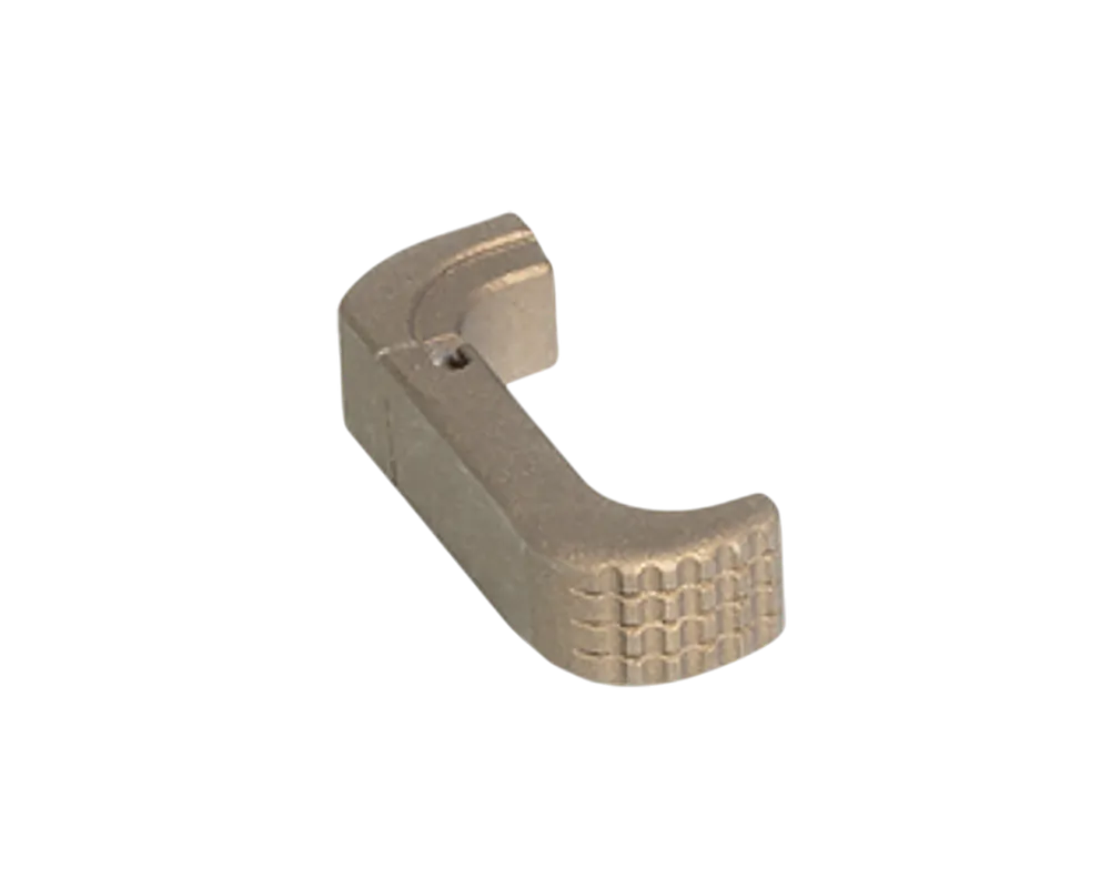 Timber Creek Outdoors Glock 43X/48 Extended Magazine Release, Burnt Bronze Anodized GL43XEMRBB