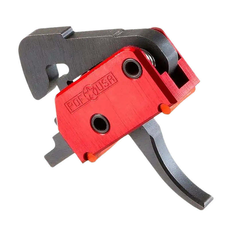 Patriot Ordnance Factory Drop-In Single-Stage Curved AR Trigger, 4.5 lb Pull, 00457