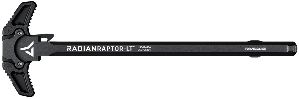 Radian Weapons Raptor LT Ambidextrous Charging Handle for AR-10/SR-25 Platform, Black R0151