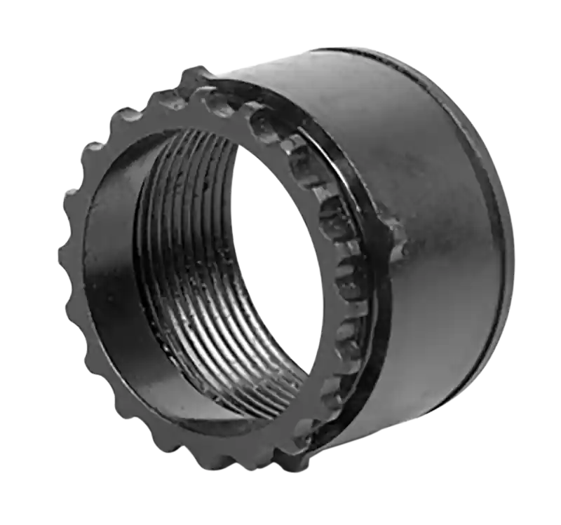 LBE Unlimited AR-10 .308 Barrel Nut, 4130 Chromoly Steel, Black Phosphate Finish ARBNT308
