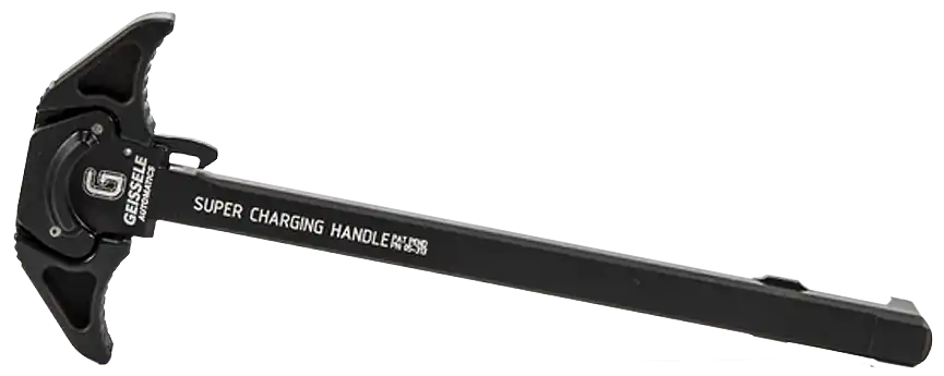 Geissele Automatics Super Charging Handle for AR-10, Ambidextrous 7075-T6 Aluminum 05476B