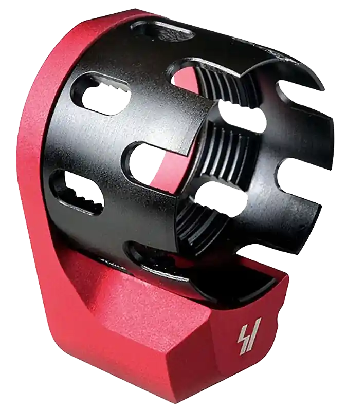 Strike AR Style Enhanced Castle Nut & Extended End Plate Steel w/ QD Sling Mount ARECN&EEPRED
