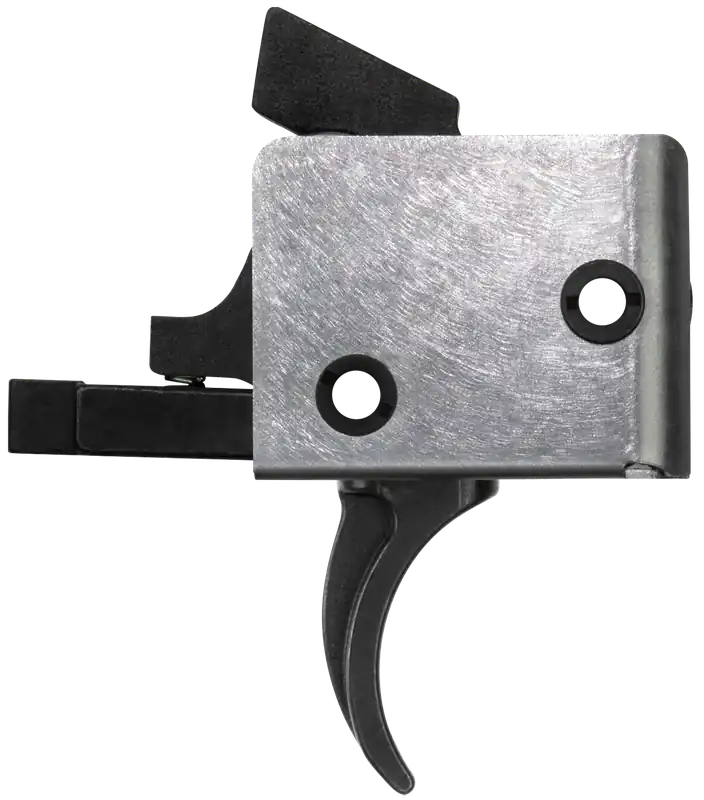 CMC Triggers AR-15 Drop-In Single-Stage Curved Trigger, 4.0-4.5 lb Pull, Black/Silver 92501