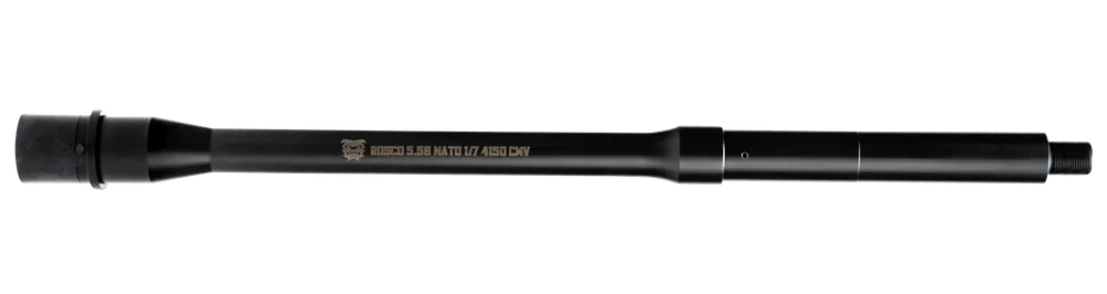 Rosco Manufacturing Bloodline 14.5 Inch 5.56 NATO Government Profile Mid-Length Barrel, Nitride BL-145-GVT-556-7-M