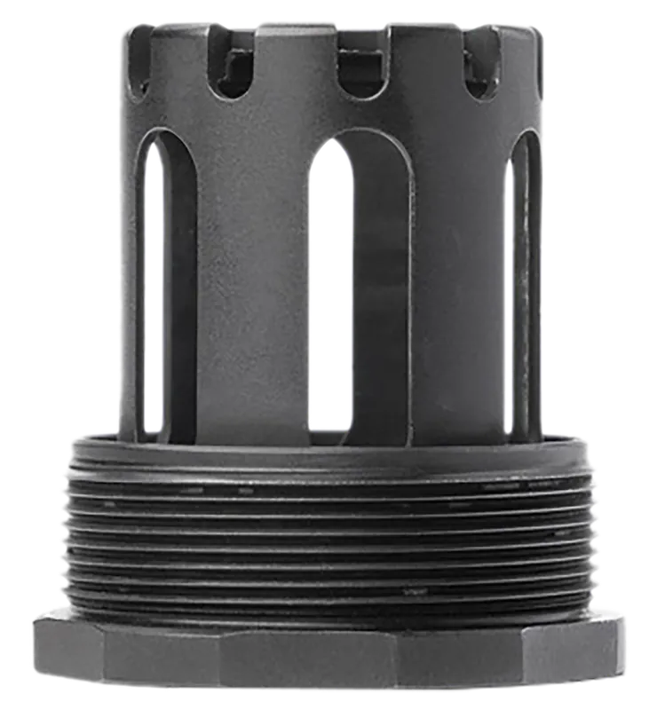 Huxwrx HUB Piston Housing Adapter, 17-4 Stainless Steel Suppressor Mount, Black 3352