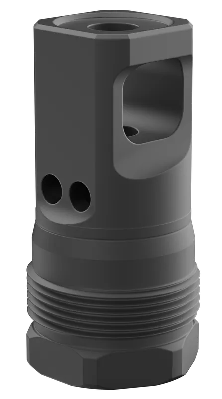 BREEK Echo Single Port Plan B Muzzle Brake, Black Nitride Steel 1/2x28 for .223/5.56 BRK4430