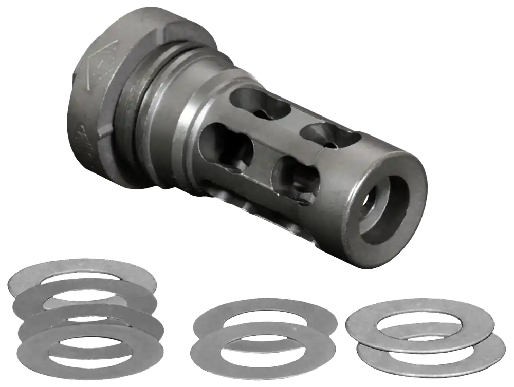 Yankee Hill Quick-Detach Light Tactical .30 Cal Muzzle Brake, 1/2x28 Threads, 4302MB28A