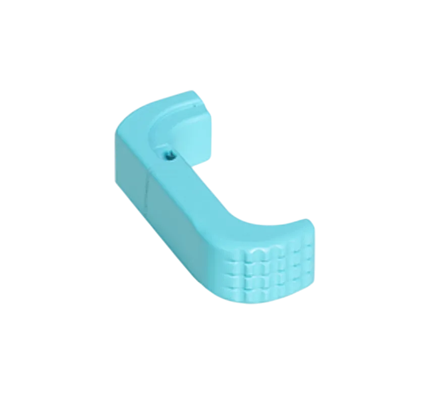 Timber Creek Extended Magazine Release for Glock 17/19 Gen4/5, Anodized Robin‘s Egg Blue GLEMRRE