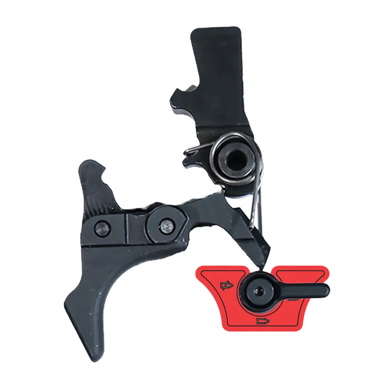 Franklin Armory Binary Firing System III Trigger for Ruger 10/22, Black Curved 0250000BLK