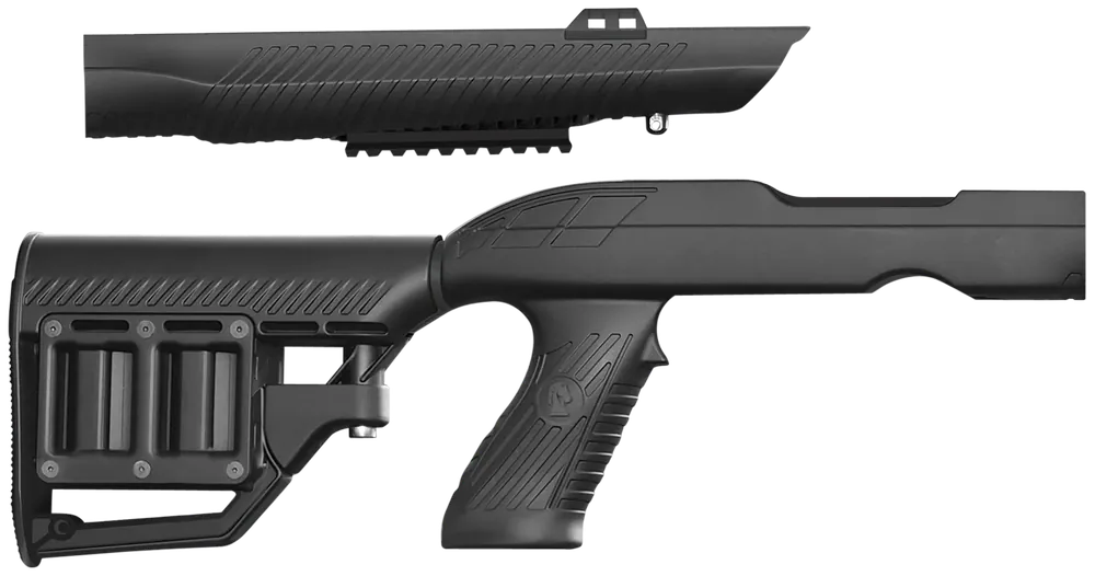 Adaptive Tactical Tac-Hammer RM4 Takedown Stock for Ruger 10/22, Stowaway Rail, Black AT02020