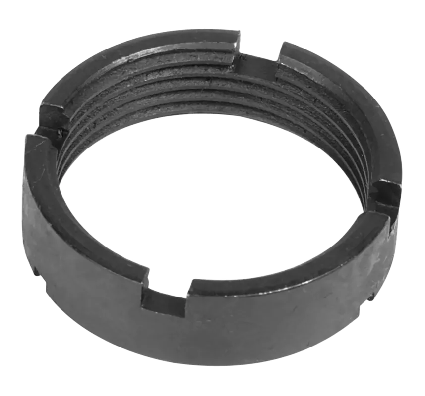 LBE Unlimited AR-15 Castle Nut, 4140 Steel, Manganese Phosphate Finish, ARCNUT